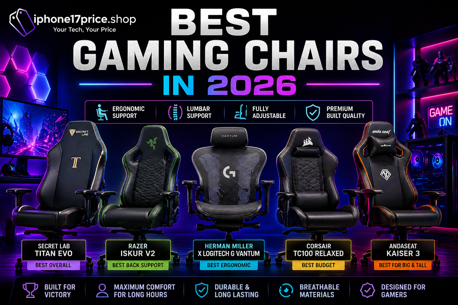 Best Gaming Chairs in 2026