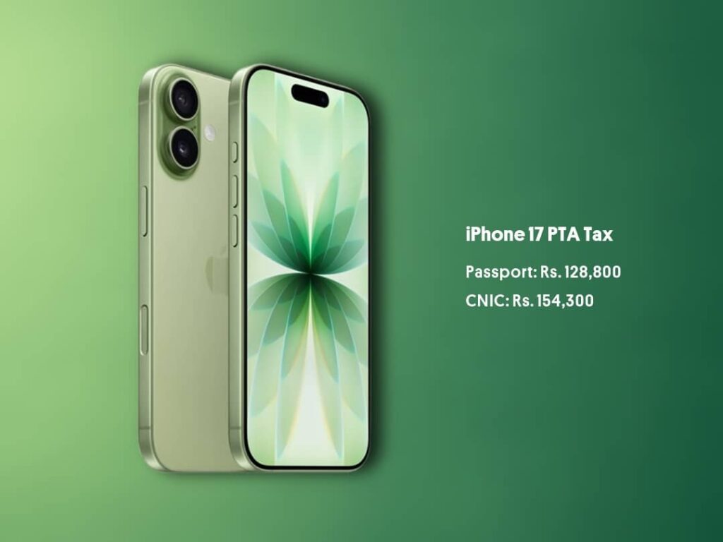 iPhone 17 PTA Tax in Pakistan 2026