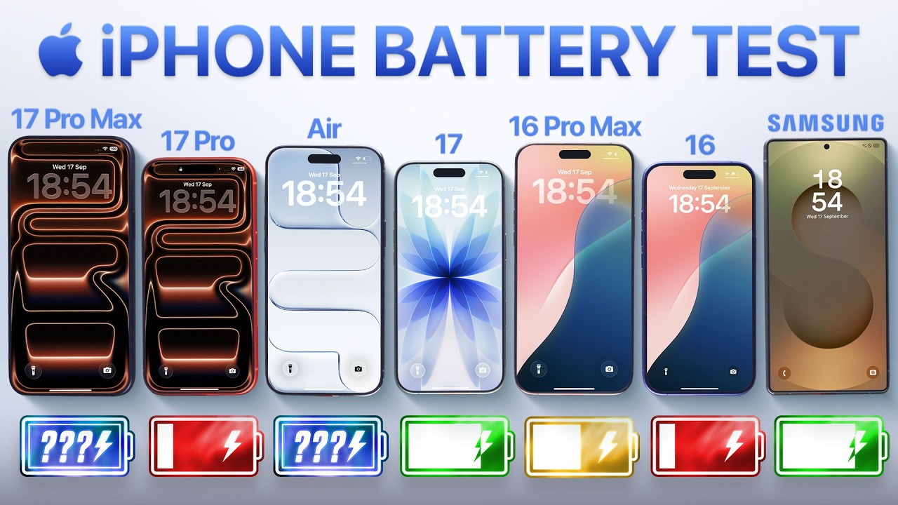 iPhone 17 Battery Life Test (2026)